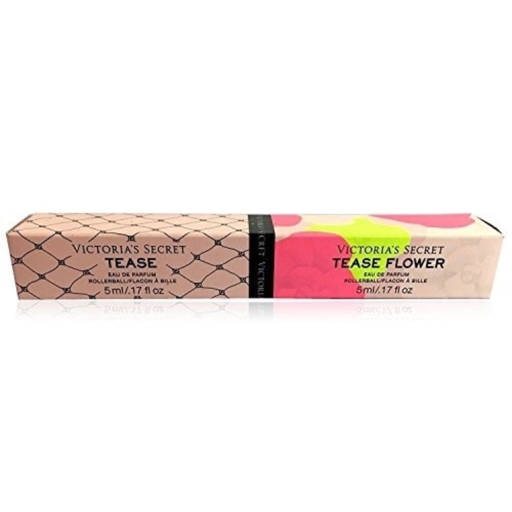 VICTORIA'S SECRET TEASE/TEASE FLOWER EDP ROLLERBALL DUO~5 ML EA~READ DESCRIPTION